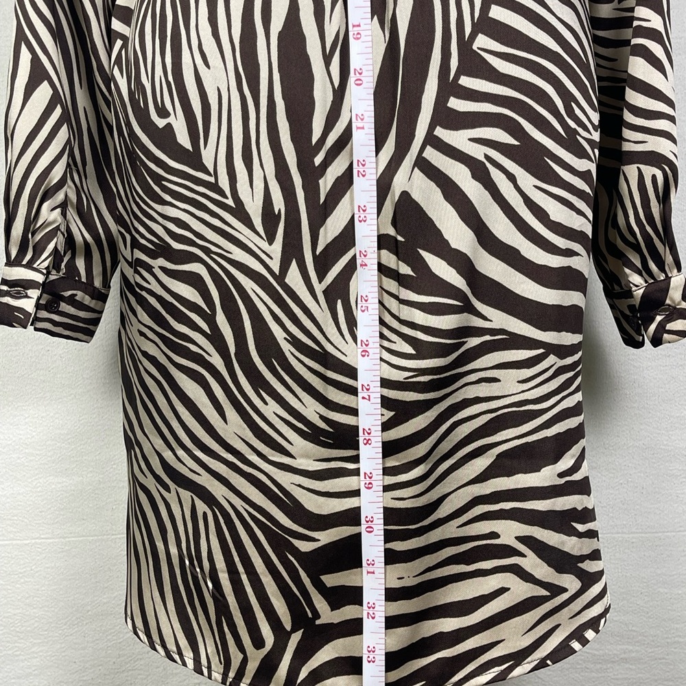 H&M Zebra Patterned Shirt Dress​ - Picture 8 of 8